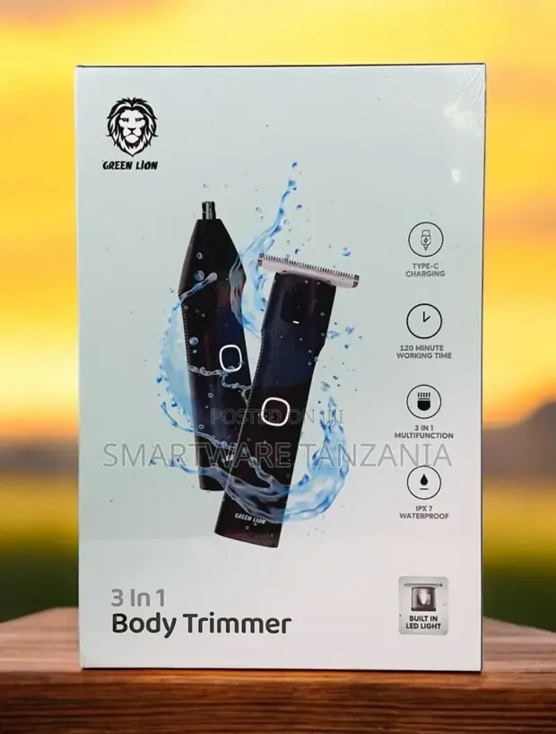 3in1 Rechargeable Cordless Electric Quiet Hair Clippers Set - Buy in Dar es Salaam, Tanzania | Smartware