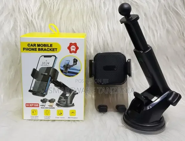 3in1 Suction Cup Phone Holder for Windshield & Dashboard - Buy in Dar es Salaam, Tanzania | Smartware