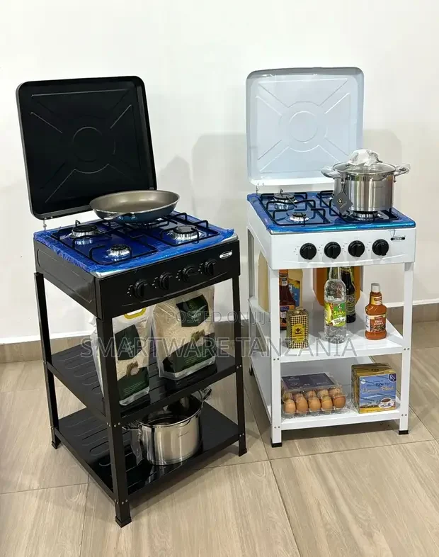 4 Burner Gas Stove, Portable Stove With Support Leg Bracket - Buy in Dar es Salaam, Tanzania | Smartware
