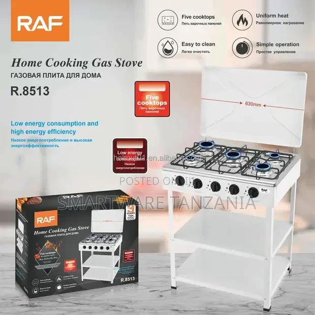 4-Burner Gas Stove with Storage Stand - Buy in Dar es Salaam, Tanzania | Smartware
