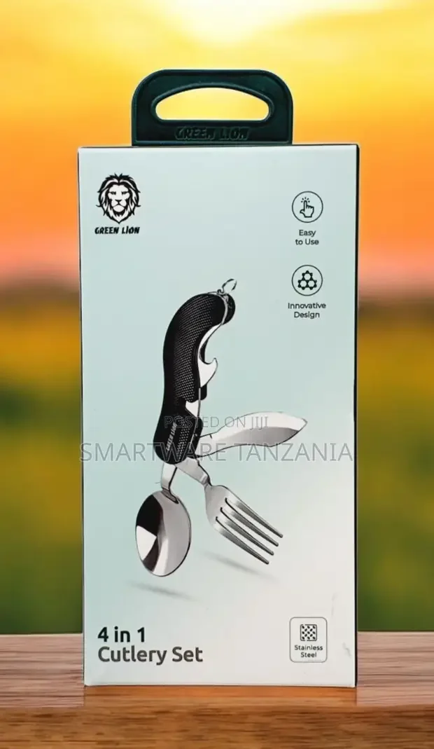 4-in-1 Stainless Steel Spoon Fork Knife Bottle Opener - Buy in Dar es Salaam, Tanzania | Smartware