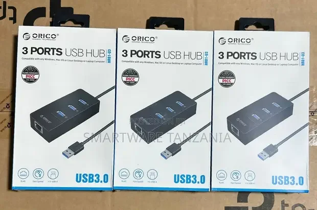 4-in-1 Usb Hub With Ethernet, Ethernet Usb 3.0 Internet Hub