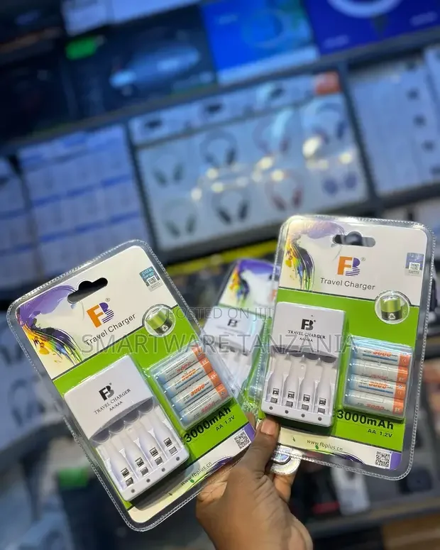 4 Pack Rechargeable AA Batteries with 3000mAh High Capacity - Buy in Dar es Salaam, Tanzania | Smartware