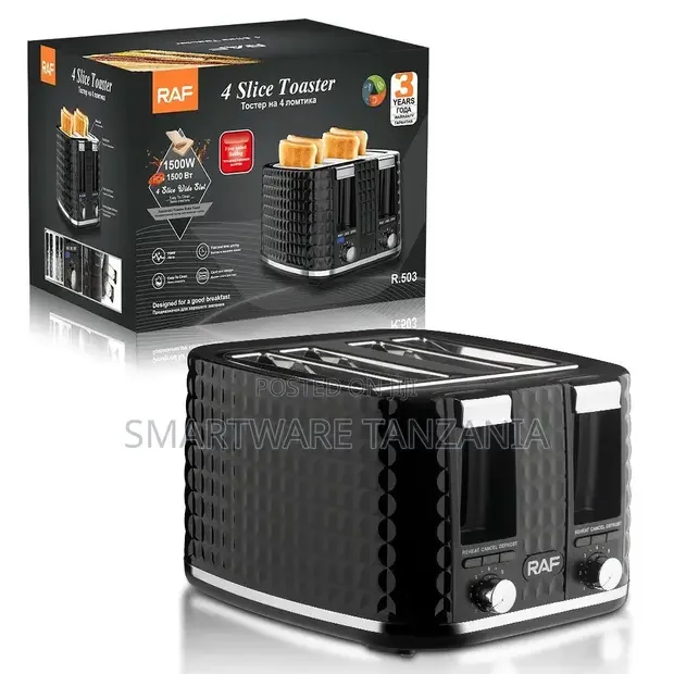 4 Slice Bread Toaster With 7 Level Browning Control - Buy in Dar es Salaam, Tanzania | Smartware