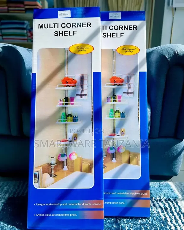 4 Tier Corner Bathroom Rack Height Adjustable - Buy in Dar es Salaam, Tanzania | Smartware