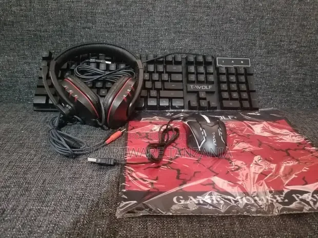 4in1 Combo Gaming KeyboardMouseHeadset And Mousepad
