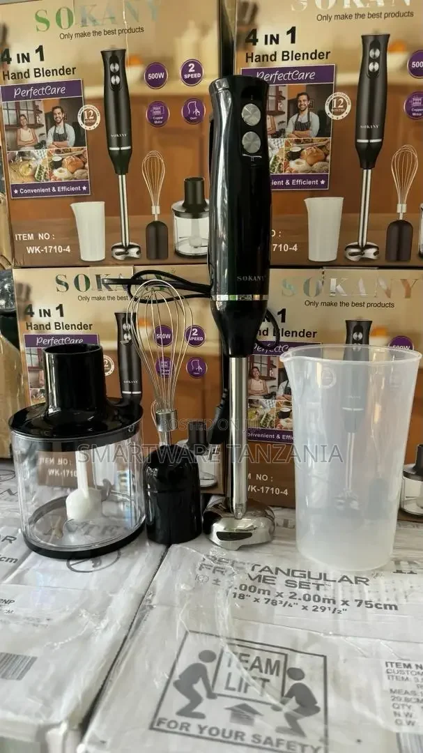 4in1 Hand Blender Mixer Chopper Mixer Bowl Egg Whisk - Buy in Dar es Salaam, Tanzania | Smartware