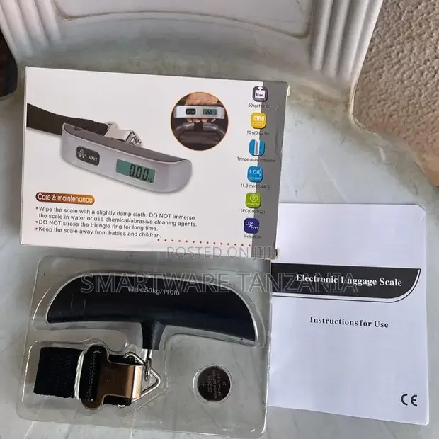 50kg Digital Portable Travel Luggage Weighing Scale - Buy in Dar es Salaam, Tanzania | Smartware