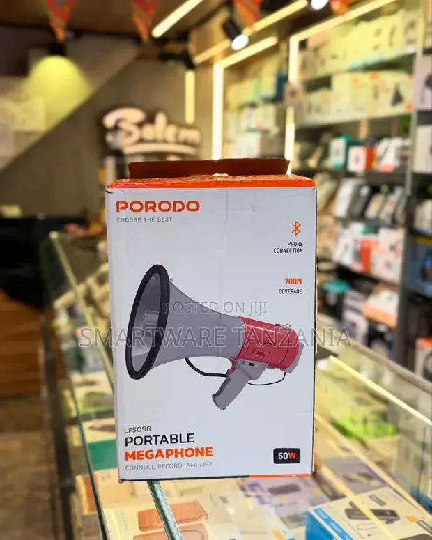 50W Handheld Megaphone Rechargeable Portable Voice Amplifier - Buy in Dar es Salaam, Tanzania | Smartware