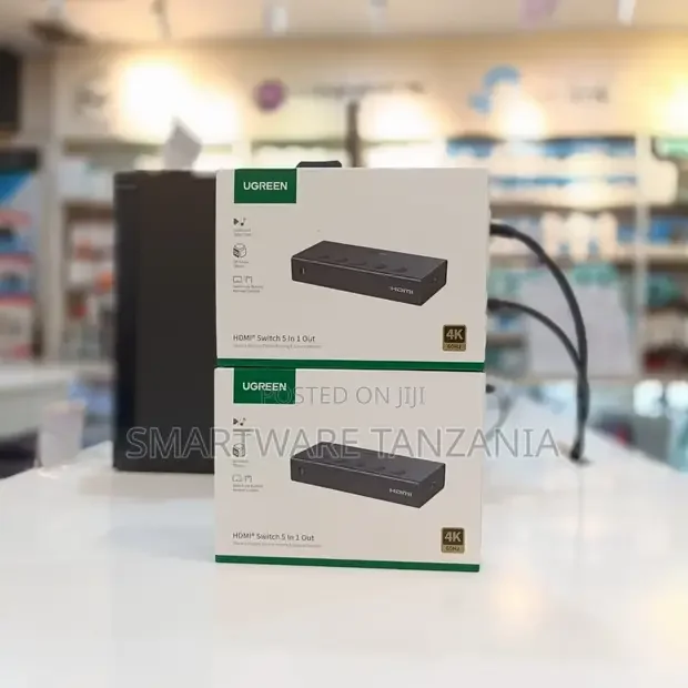 5 In 1 Out HDMI 2.0 Switch Box with Remote - Buy in Dar es Salaam, Tanzania | Smartware