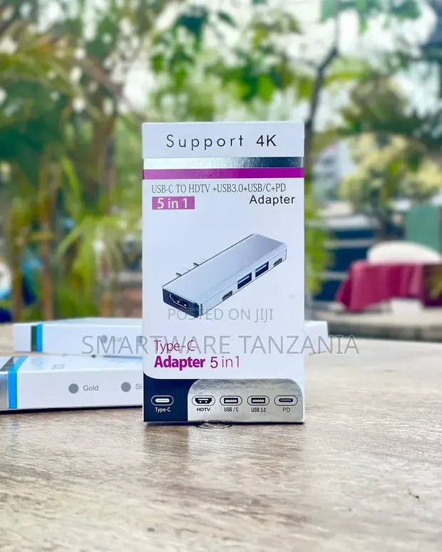 5-in-1 Type-C Adapter Hub with 4K Output - Buy in Dar es Salaam, Tanzania | Smartware