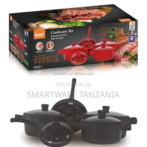5 PCS Pots and Pans Set Non Stick - Buy in Dar es Salaam, Tanzania | Smartware
