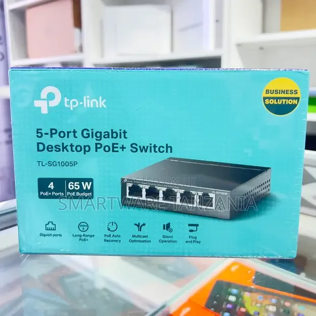 5-Port Gigabit Desktop Poe Switch With 4-Port Poe+