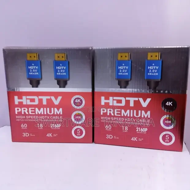 5M HDMI To HDMI Cable At 60hz Ultra High Speed Support - Buy in Dar es Salaam, Tanzania | Smartware