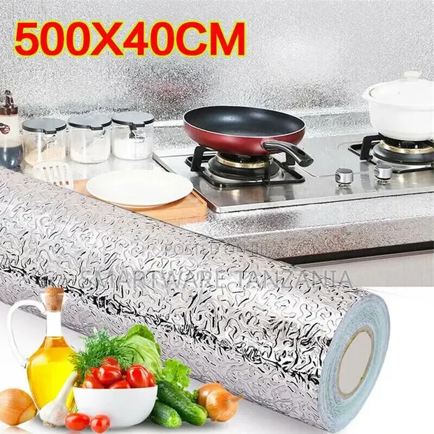 5M Kitchen Self Adhesive Waterproof Oilproof Aluminum Foil