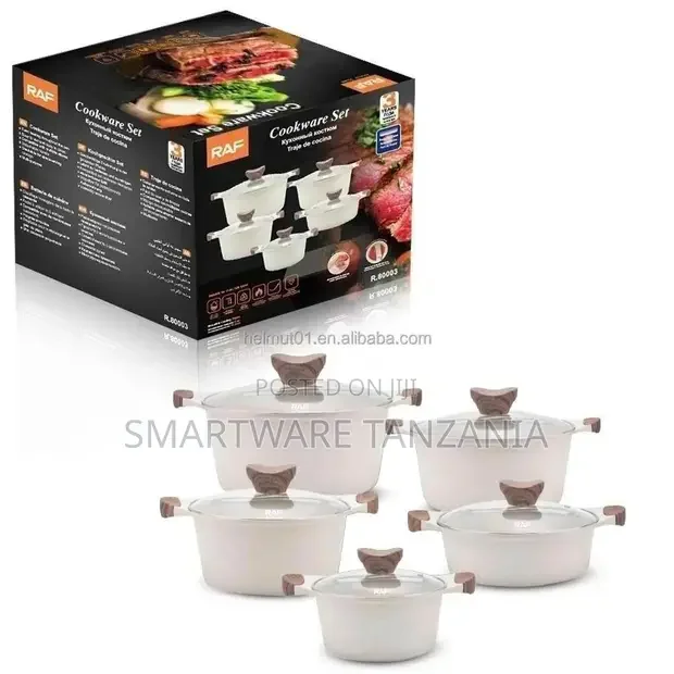 5pcs Non Stick Cookware Set - Buy in Dar es Salaam, Tanzania | Smartware