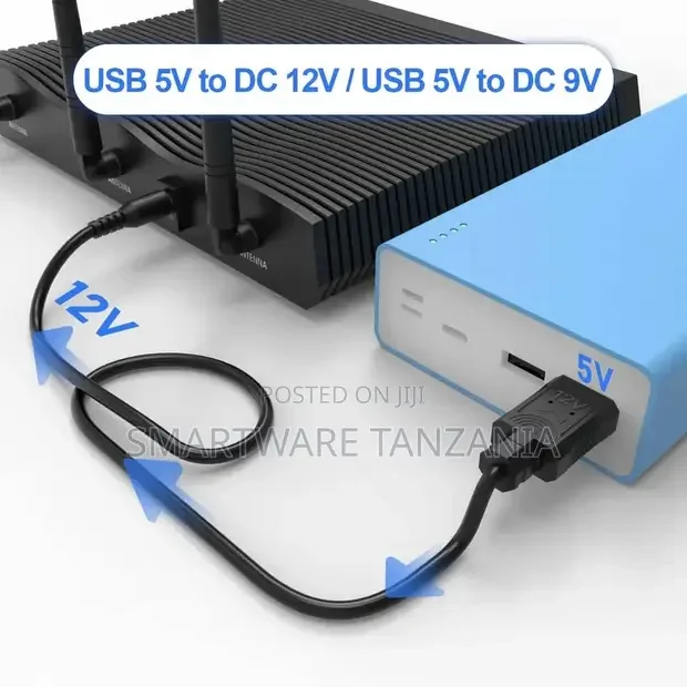 5v to 12v Up Cable, Usb Adapter Wireless Router, Speakers