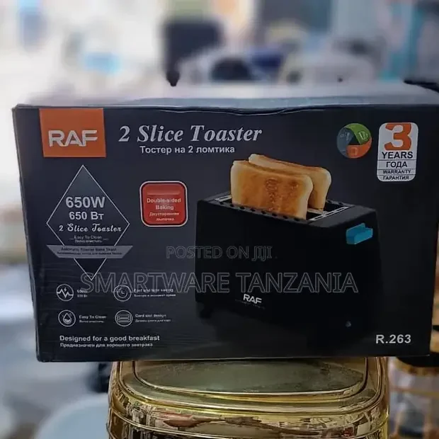 650 Watt 2 Slice Popup Bread Toaster - Buy in Dar es Salaam, Tanzania | Smartware