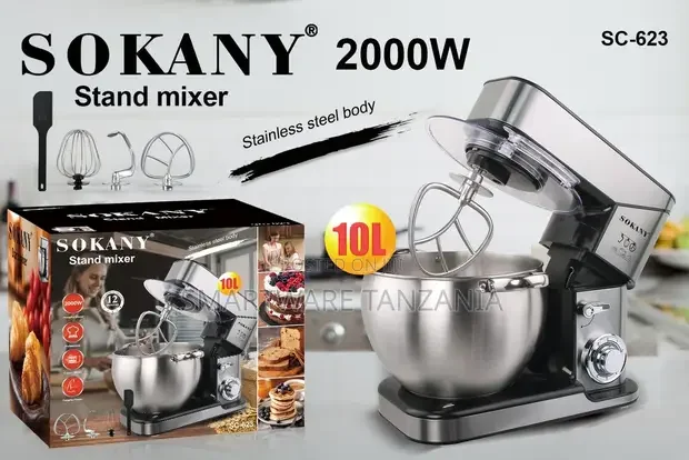 6-quart Dough Mixer Tilt-head Electric Kitchen Food Mixer - Buy in Dar es Salaam, Tanzania | Smartware
