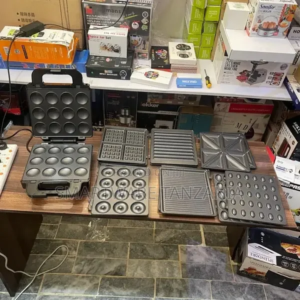7-in-1 Multi Snack Maker: Sandwich, Grill, Donut, Waffle - Buy in Dar es Salaam, Tanzania | Smartware