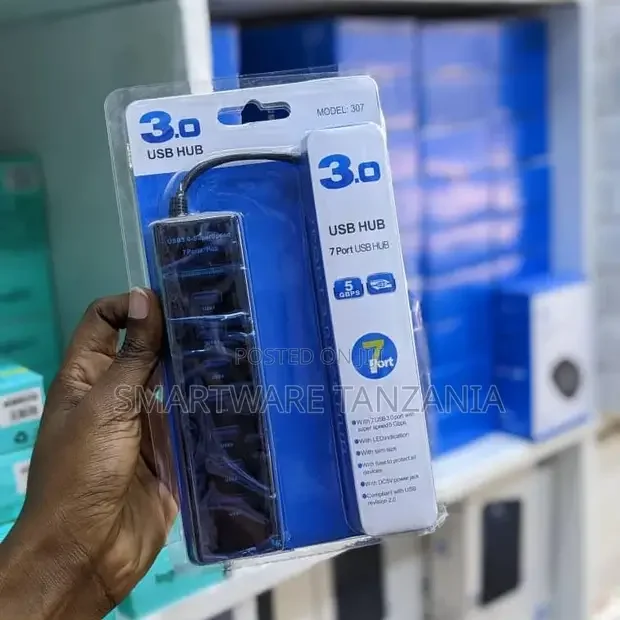 7 Port USB 3.0 Multi High Speed HUB - Buy in Dar es Salaam, Tanzania | Smartware