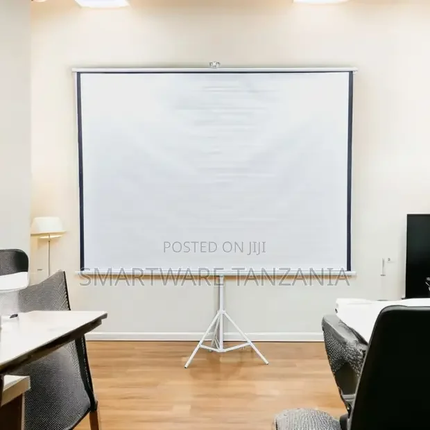 84 Inches Porodo Tripod Projector Screen Freestanding Meeting