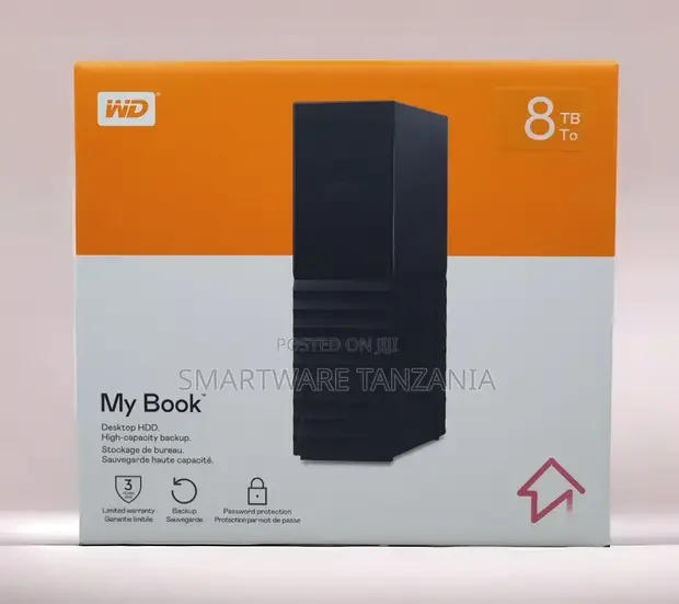8TB My Book Desktop Hard Drive with Password Protection - Buy in Dar es Salaam, Tanzania | Smartware