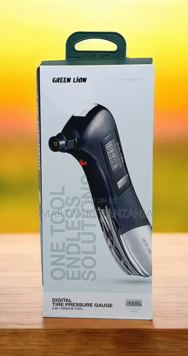 9 In 1 Digital Tire Pressure Gauge Heavy Duty Air Gauge - Buy in Dar es Salaam, Tanzania | Smartware