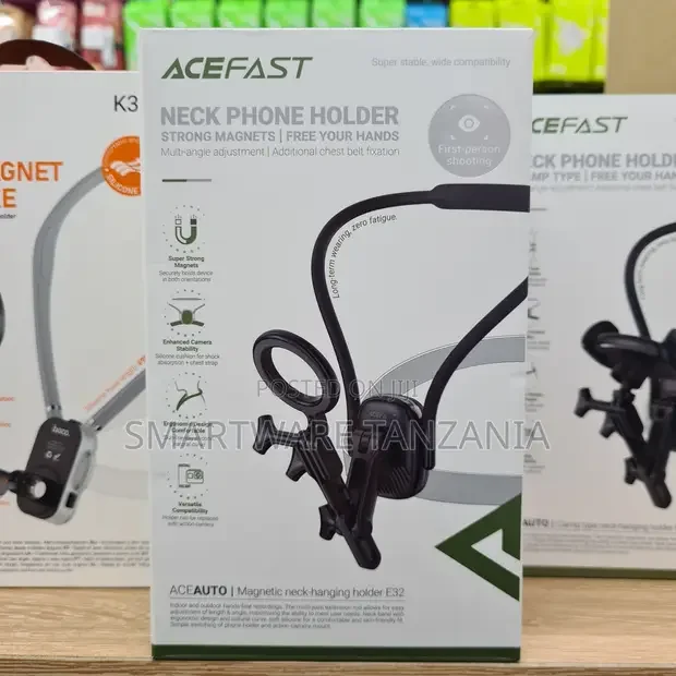 Acefast E32 Magnetic Neck Phone Holder - Buy in Dar es Salaam, Tanzania | Smartware