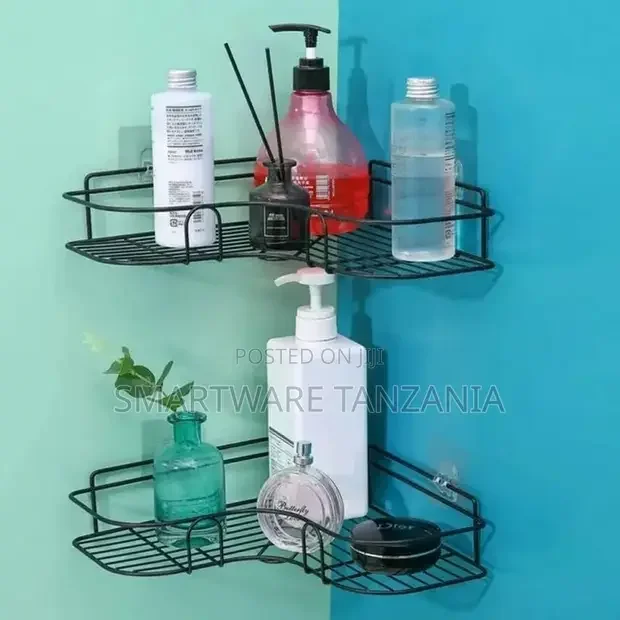 Adhesive Shower Caddy Metal Bathroom Corner Shelf - Buy in Dar es Salaam, Tanzania | Smartware