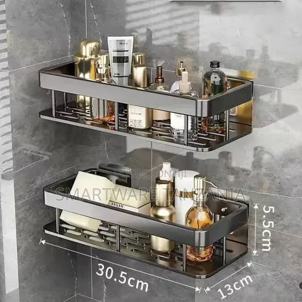 Adhesive Shower Shelf With Soap Dish Holder - Buy in Dar es Salaam, Tanzania | Smartware