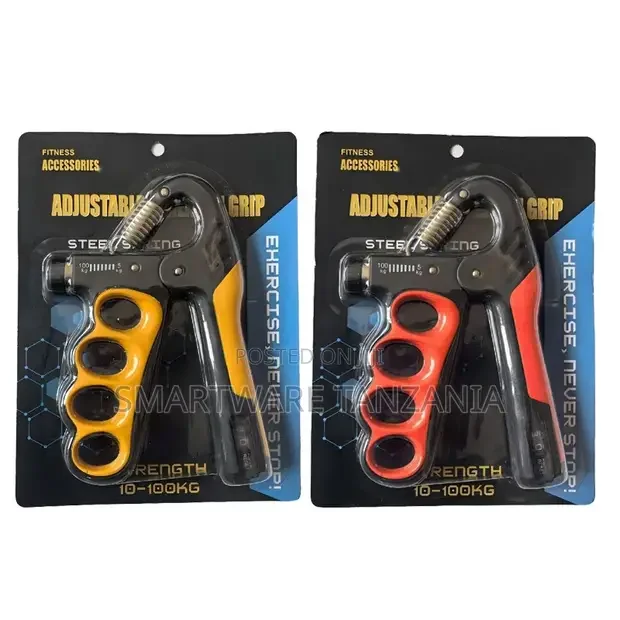 Adjustable Hand Grip Strengthener 10-100kg Steel Spring Gym