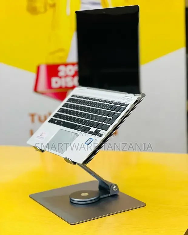 Adjustable Laptop Stand With 360 Degree Rotating Base - Buy in Dar es Salaam, Tanzania | Smartware