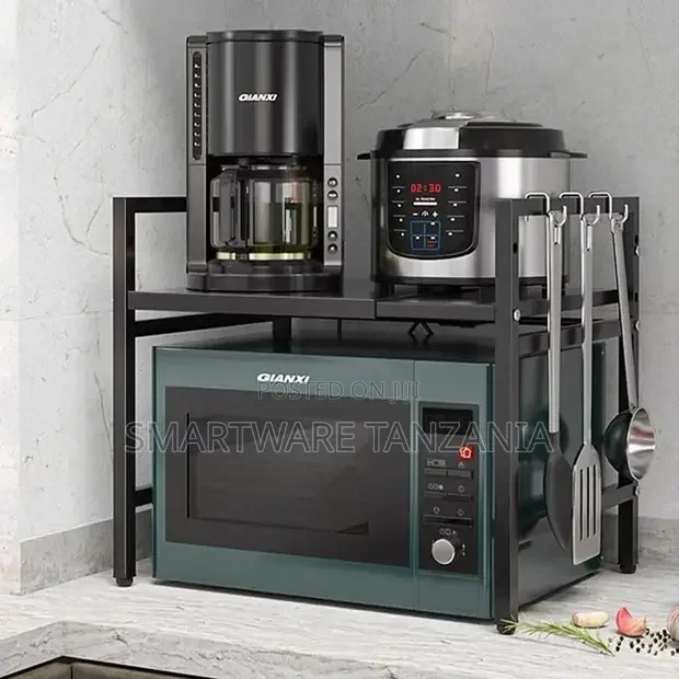Adjustable Microwave Oven Spice Rack Kitchen Accessories - Buy in Dar es Salaam, Tanzania | Smartware