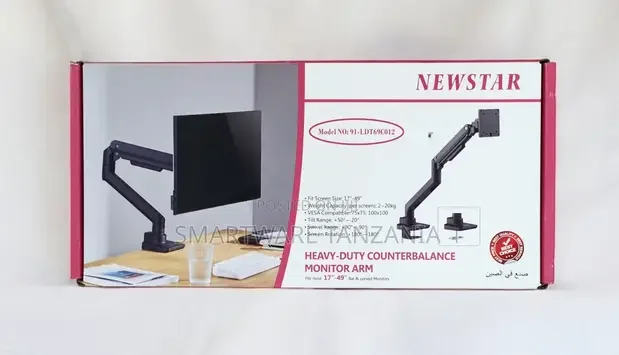 Adjustable Monitor Arm Desk Mount Fits 17-49 Inch Screens - Buy in Dar es Salaam, Tanzania | Smartware