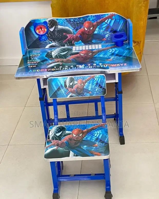 Adjustable Table Chair Set With Graphic Print For Kids - Buy in Dar es Salaam, Tanzania | Smartware