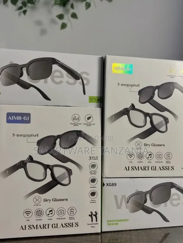 AI Smart Glasses Collection 5MP Camera - Buy in Dar es Salaam, Tanzania | Smartware
