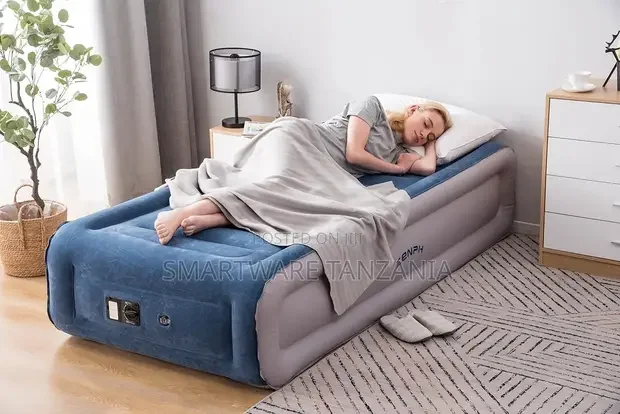 Air Mattress - Single Bed Inflatable Air Bed with Built-in Pump - Buy in Dar es Salaam, Tanzania | Smartware