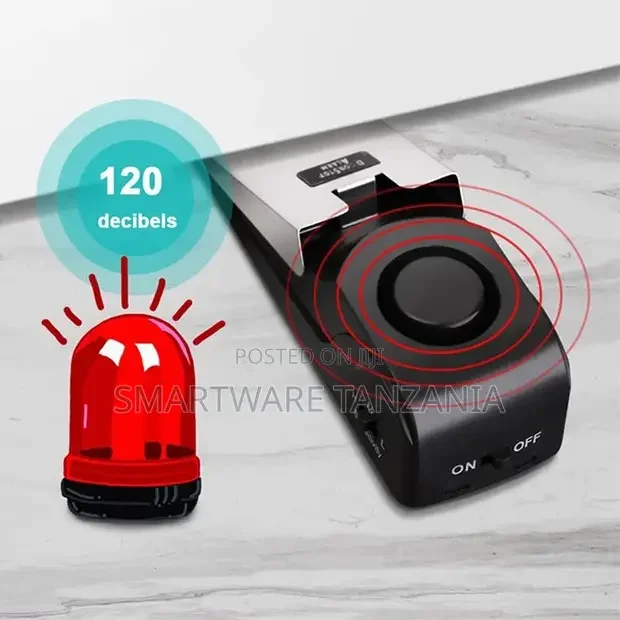 Alarm Security Door Stopper Alarm Sensor Travel Apartment - Buy in Dar es Salaam, Tanzania | Smartware