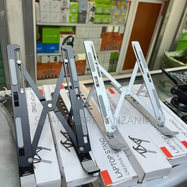 Adjustable Aluminum Alloy Laptop Stand - Buy in Dar es Salaam, Tanzania | Smartware