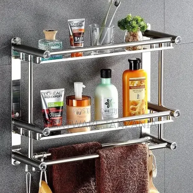 Aluminum Bath Shower Storage Organizer Shampoo Holder Basket - Buy in Dar es Salaam, Tanzania | Smartware