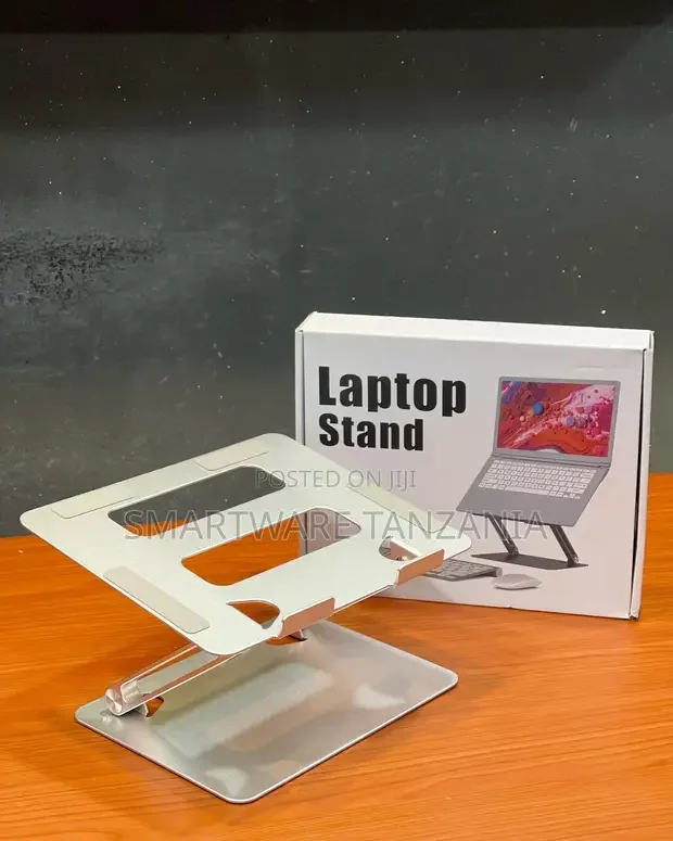 Aluminum Laptop Stand Ergonomic Adjustable Stand Riser - Buy in Dar es Salaam, Tanzania | Smartware