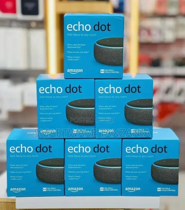 Amazon Echo Dot (3rd Gen) Smart Speaker Heather Gray - Buy in Dar es Salaam, Tanzania | Smartware