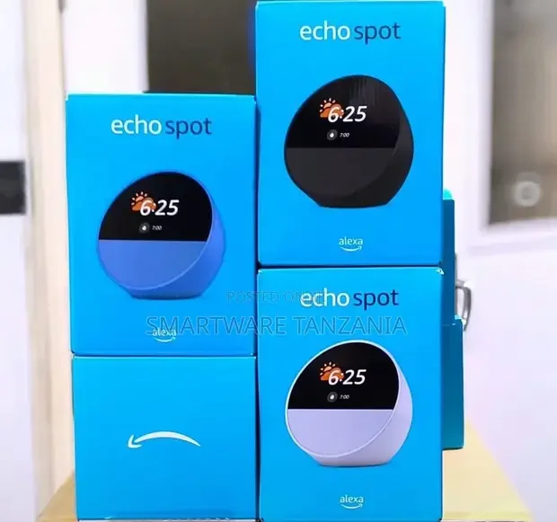 Amazon Echo Spot 2nd Gen - Smart Alarm Clock Vibrant Sound - Buy in Dar es Salaam, Tanzania | Smartware