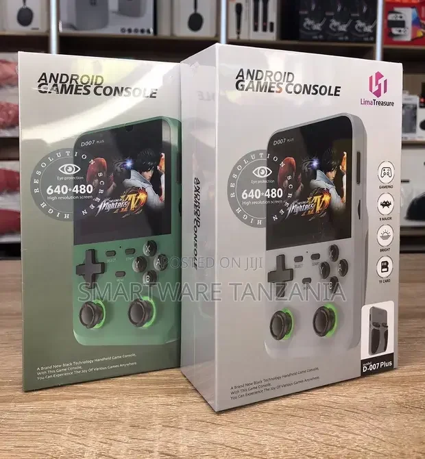 Android Games Console D007 Plus Handheld Retro Gaming 640x480 Screen