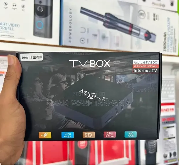 Android TV Box 11.1 (2GB+16GB) 64 Bit 4-core CPU - Buy in Dar es Salaam, Tanzania | Smartware