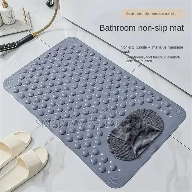 Anti-Fungal Non Slip Bath Mat Shower Mat With Suction Cups - Buy in Dar es Salaam, Tanzania | Smartware