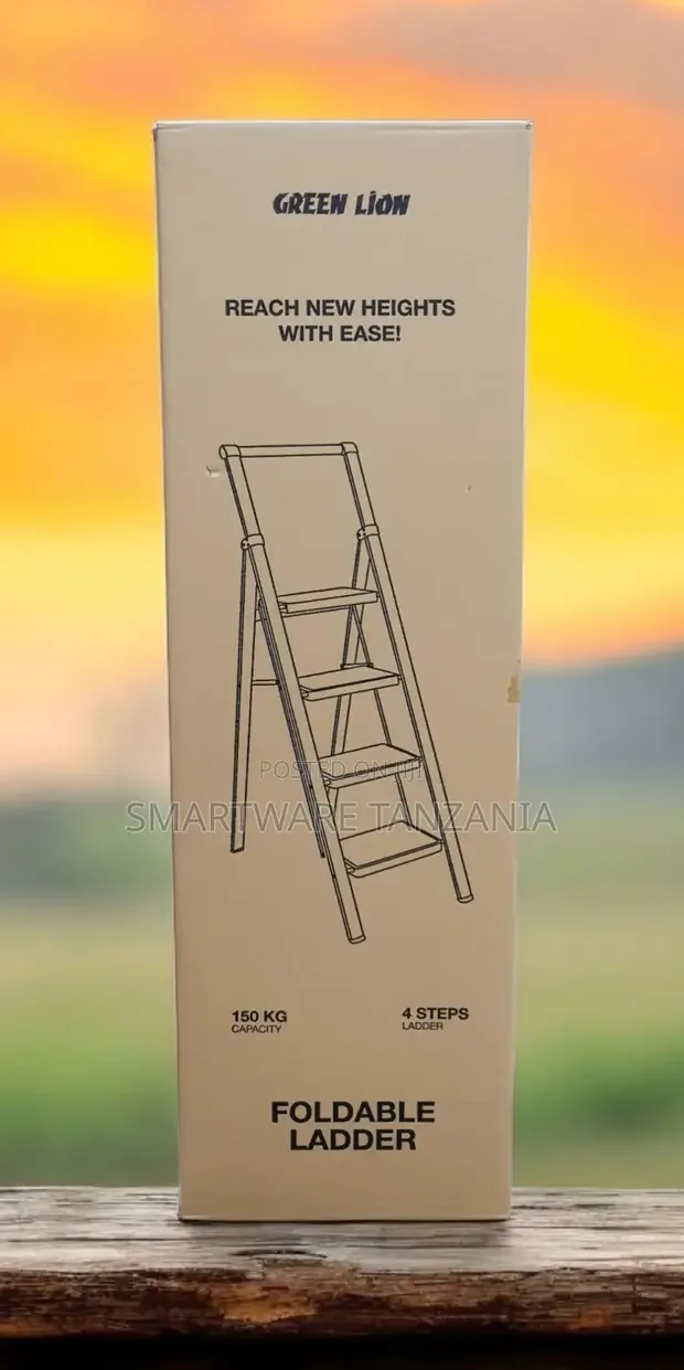 Anti-skid Ladder For HomeStrong Foldable Wide 4 Step Ladder - Buy in Dar es Salaam, Tanzania | Smartware