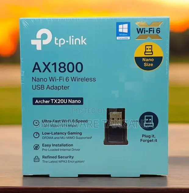 Archer Tx20u Nano Ax1800 Nano Wi-fi 6 Wireless Usb Adapter