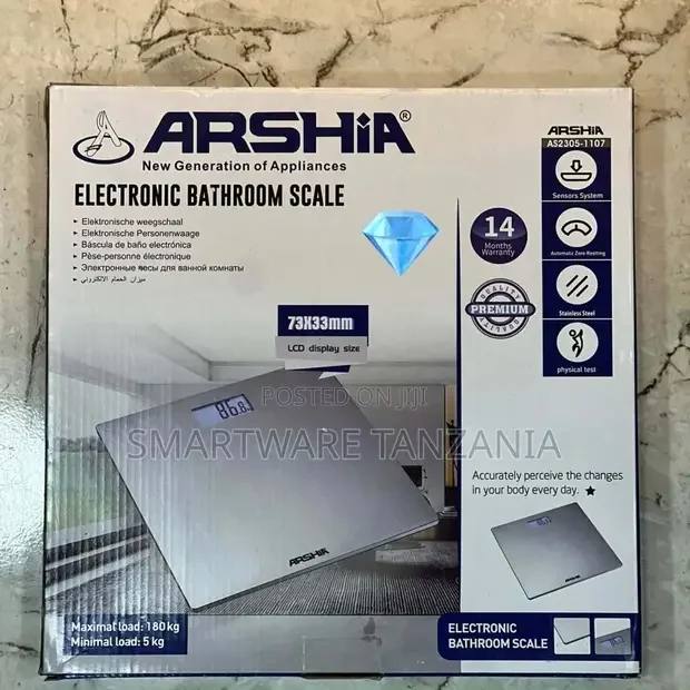 Arshia AS2305-1107 Bathroom Scale 180kg - Buy in Dar es Salaam, Tanzania | Smartware